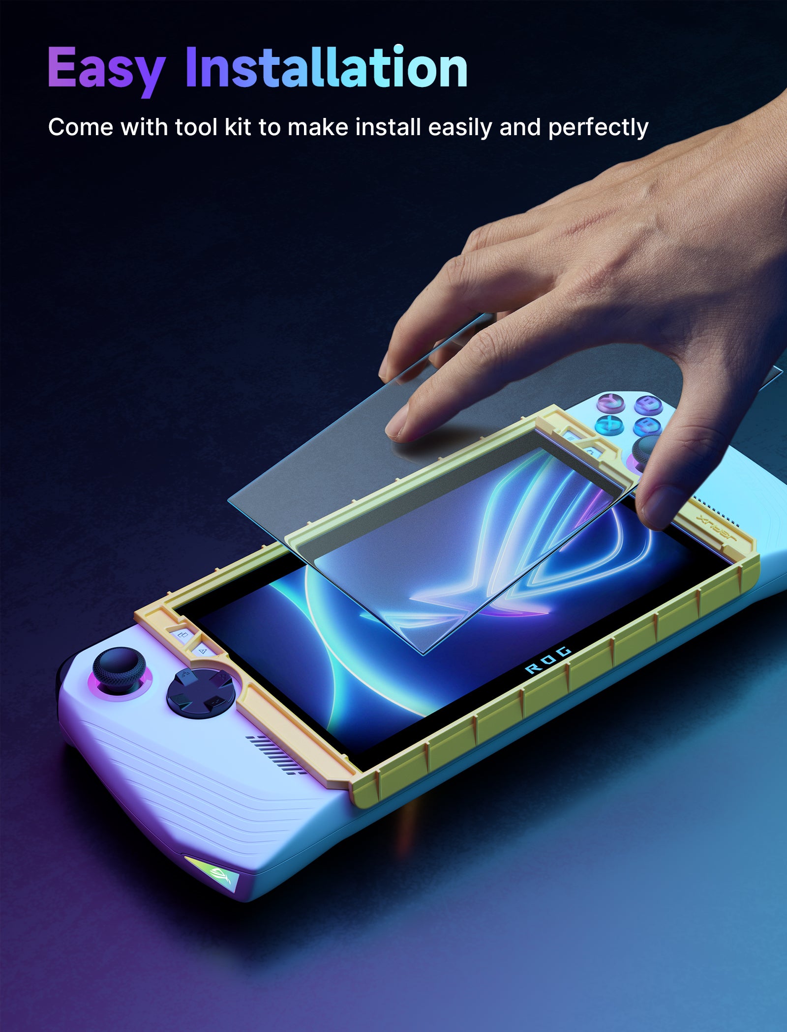 อุปกรณ์ป้องกันแสงสะท้อน ROG Al - Matte Anti Glare Screen Protector บทวิจารณ์และราคา