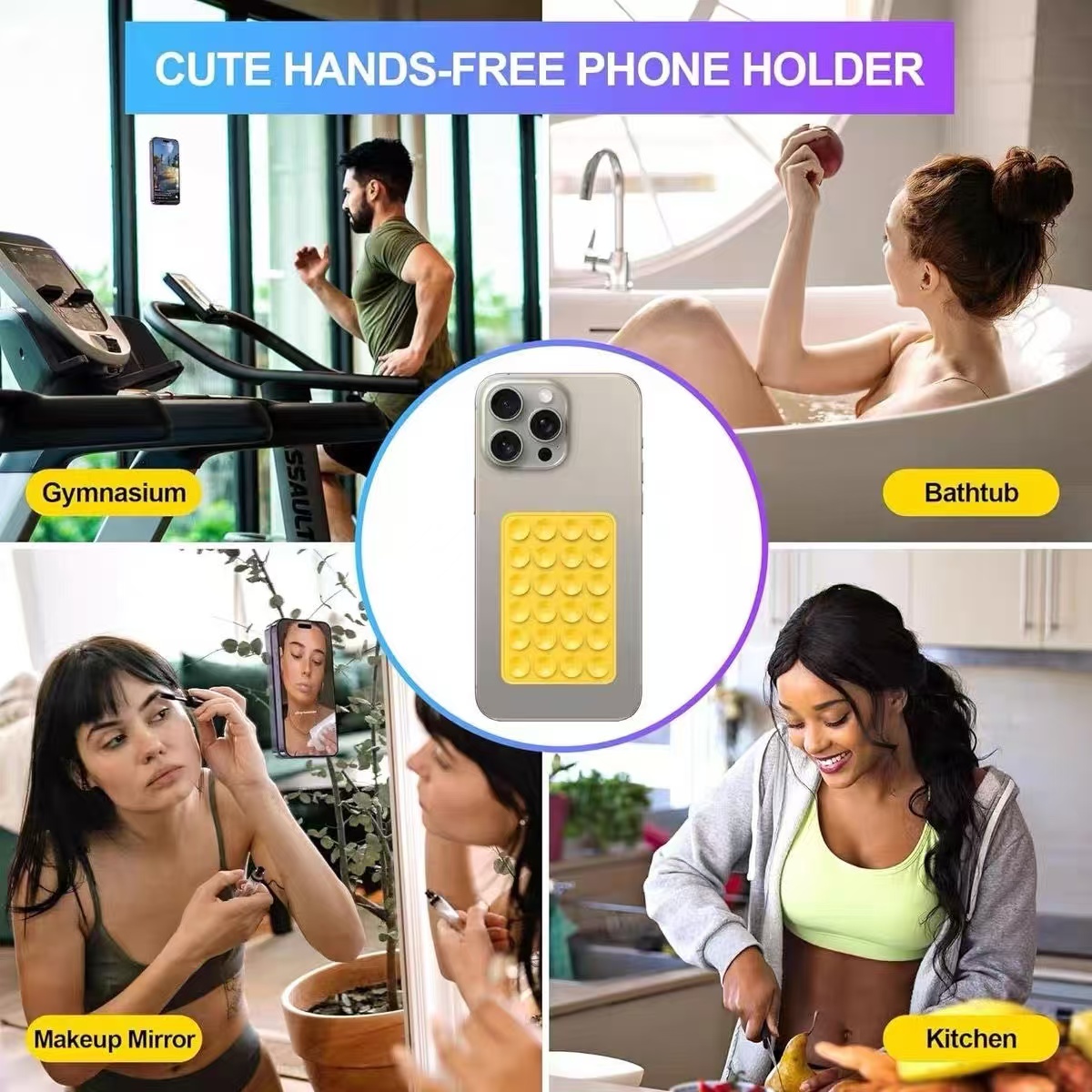 ที่วางโทรศัพท์แบบซิลิโคนพร้อมถ - Phone Cases บทวิจารณ์และราคา