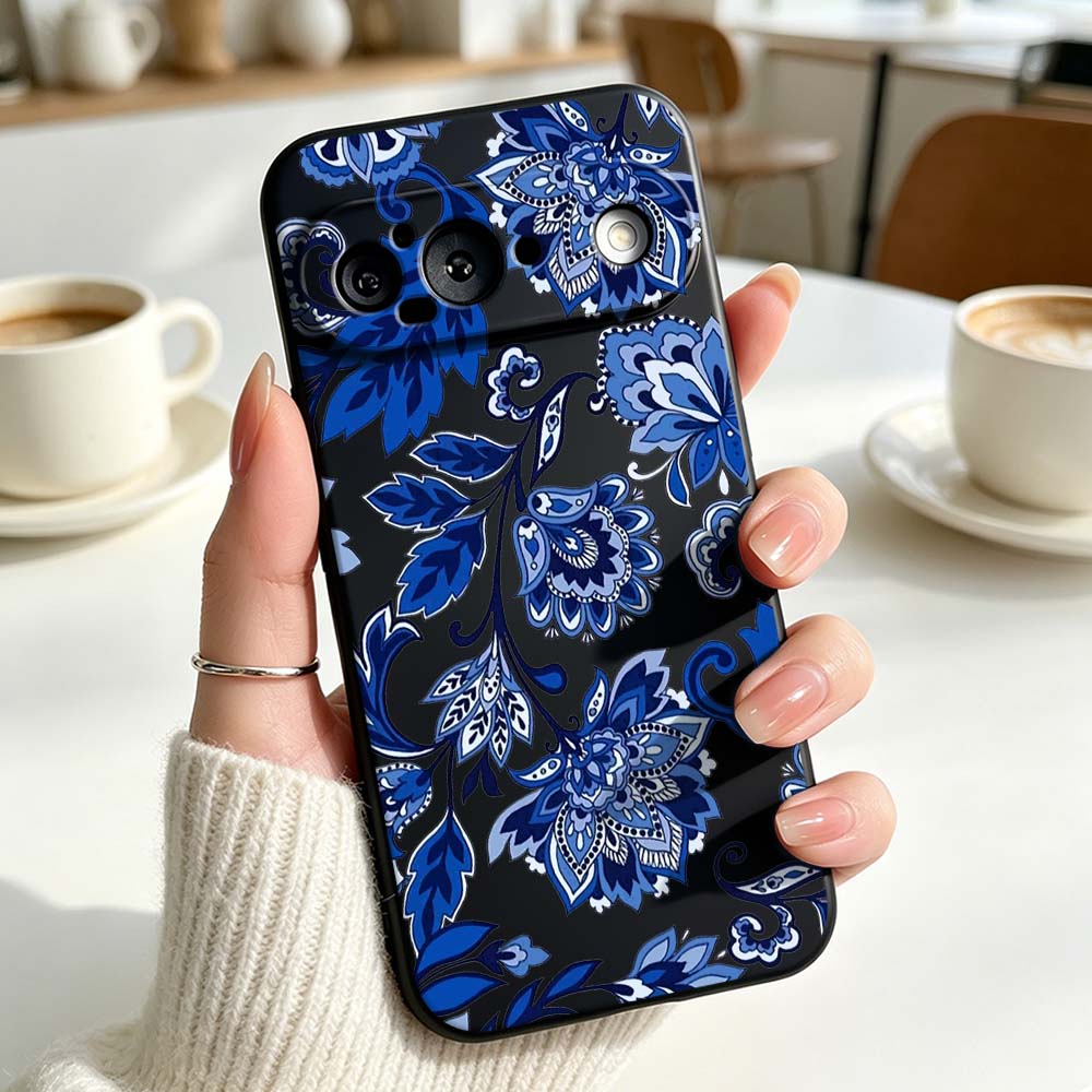 การออกแบบวินเทจลายดอกไม้ซิลิโค - Vintage Floral Pattern Soft Case บทวิจารณ์และราคา