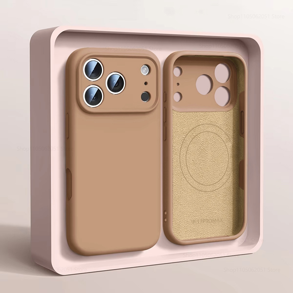 เคสโทรศัพท์แม่เหล็ก Magsafe สำ - Liquid Silicone Magnetic Phone Case บทวิจารณ์และราคา