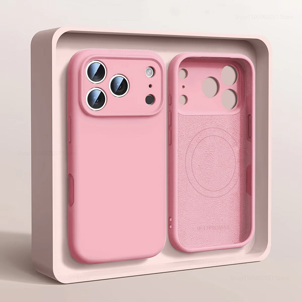 เคสโทรศัพท์แม่เหล็ก Magsafe สำ - Liquid Silicone Magnetic Phone Case บทวิจารณ์และราคา