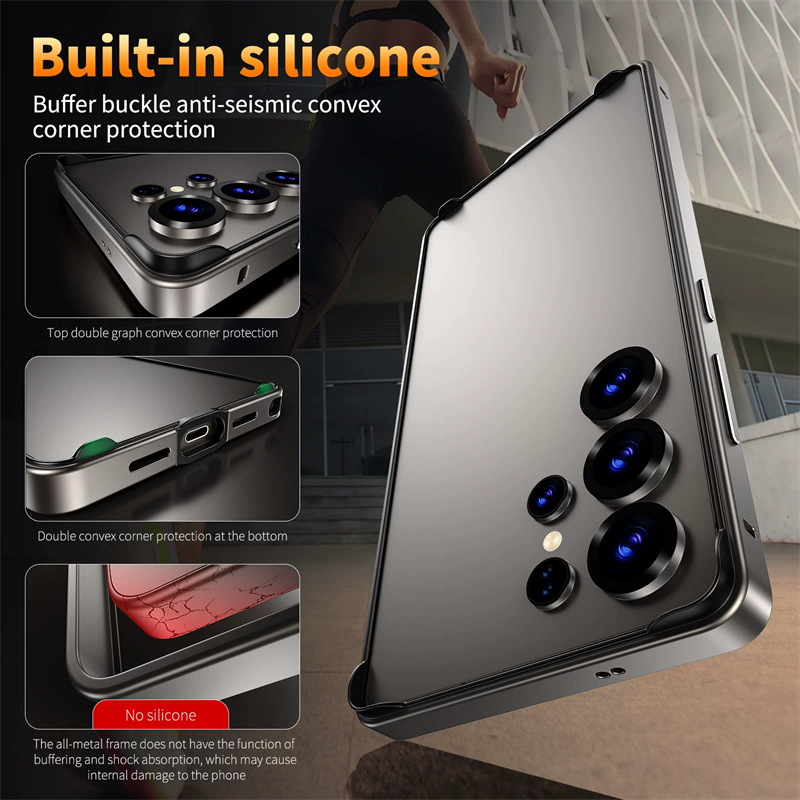 เคสกันกระแทกโลหะโครงอะลูมิเนีย - Metal Bumper Aluminum Frame Case บทวิจารณ์และราคา