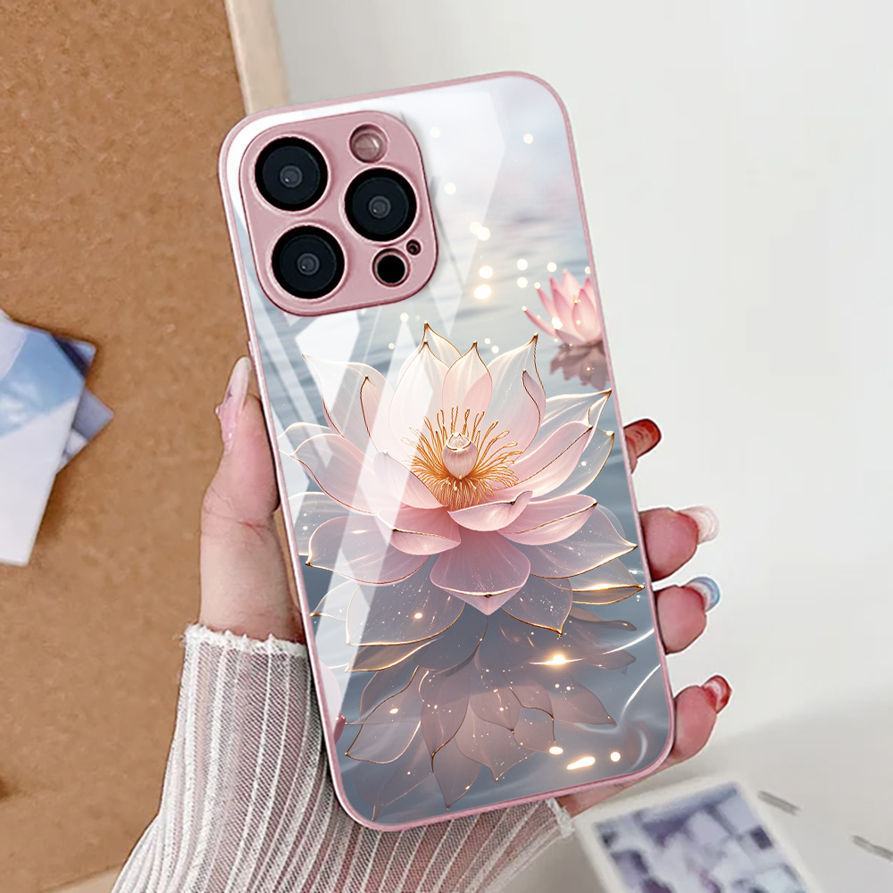 เคสโทรศัพท์ลายดอกบัว สำหรับ iP - Screen Protectors บทวิจารณ์และราคา