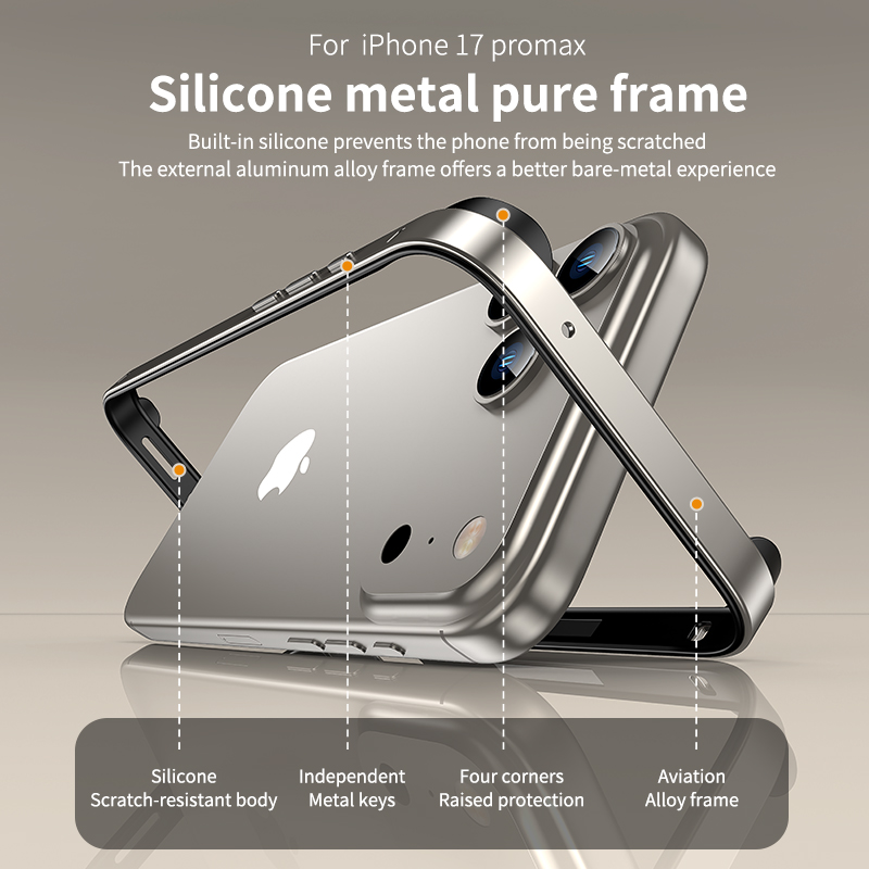 เคสโทรศัพท์กันกระแทกขอบซิลิโคน - Metal Bumper Aluminum Frame Case บทวิจารณ์และราคา