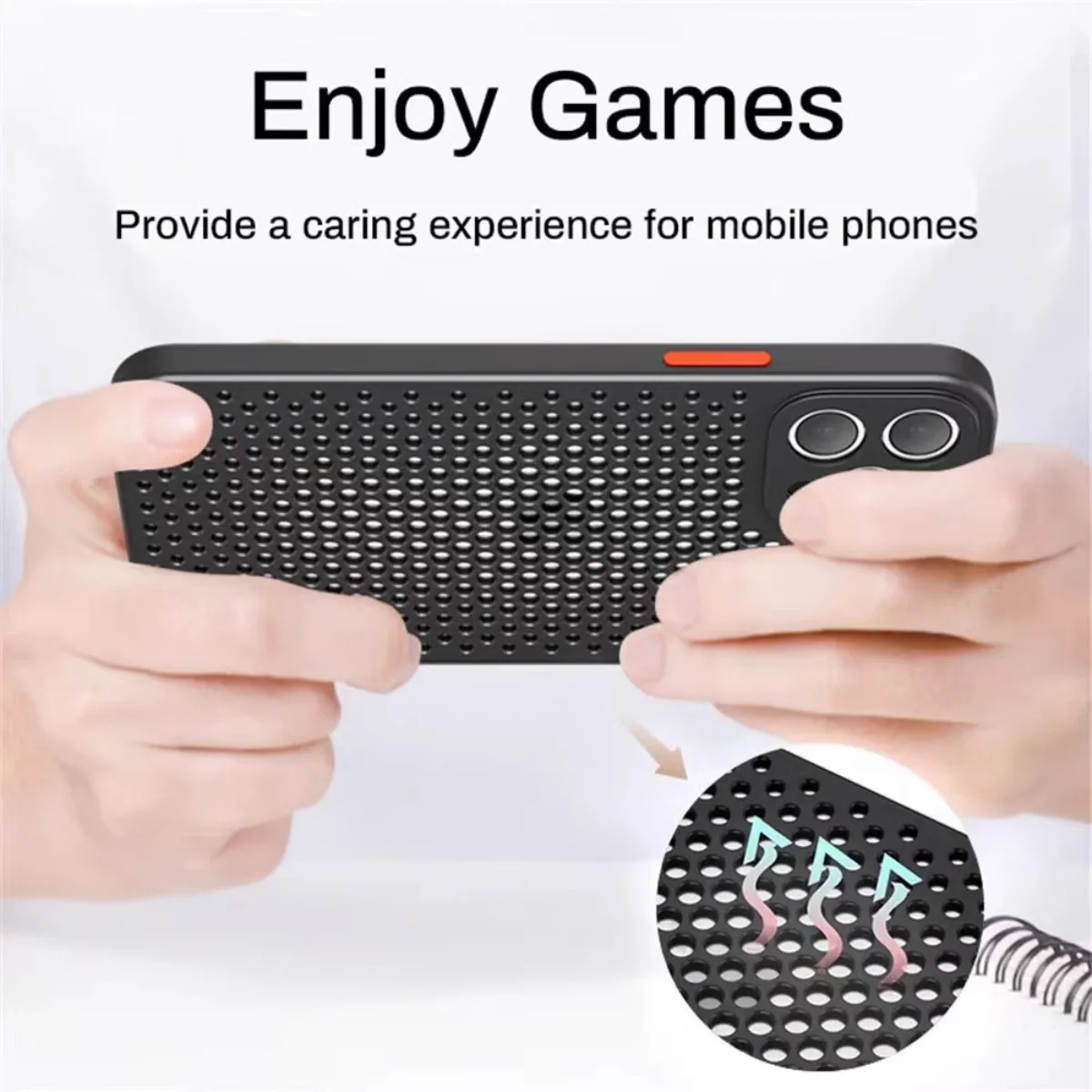 เคสโทรศัพท์ระบายความร้อนด้วยกา - Heat Dissipation Mesh Breathable Case บทวิจารณ์และราคา