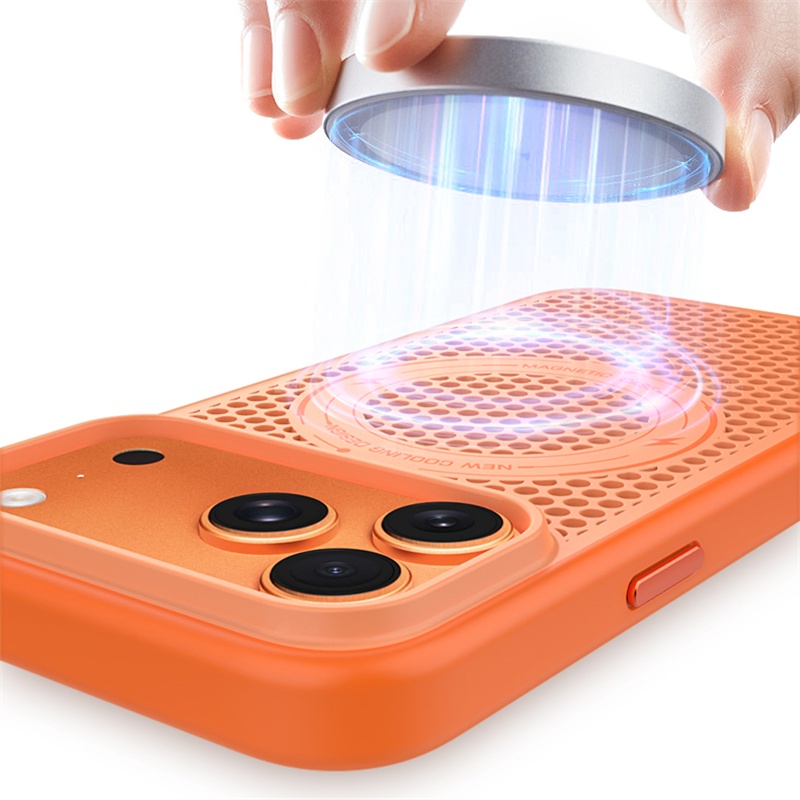 เคสโทรศัพท์แม่เหล็ก Magsafe ระ - Heat Dissipation Mesh Breathable Case บทวิจารณ์และราคา