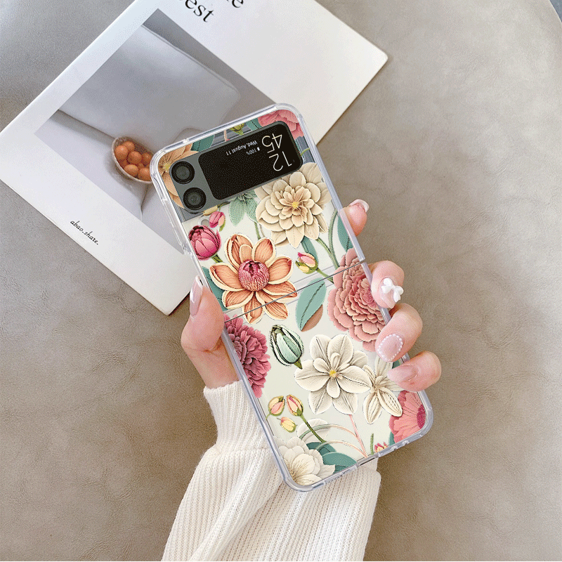เคสโทรศัพท์ลายดอกไม้สไตล์วินเท - Vintage Floral Pattern Soft Case บทวิจารณ์และราคา